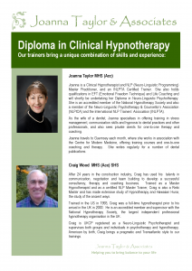 diploma in clinical hypnotherapy page 2
